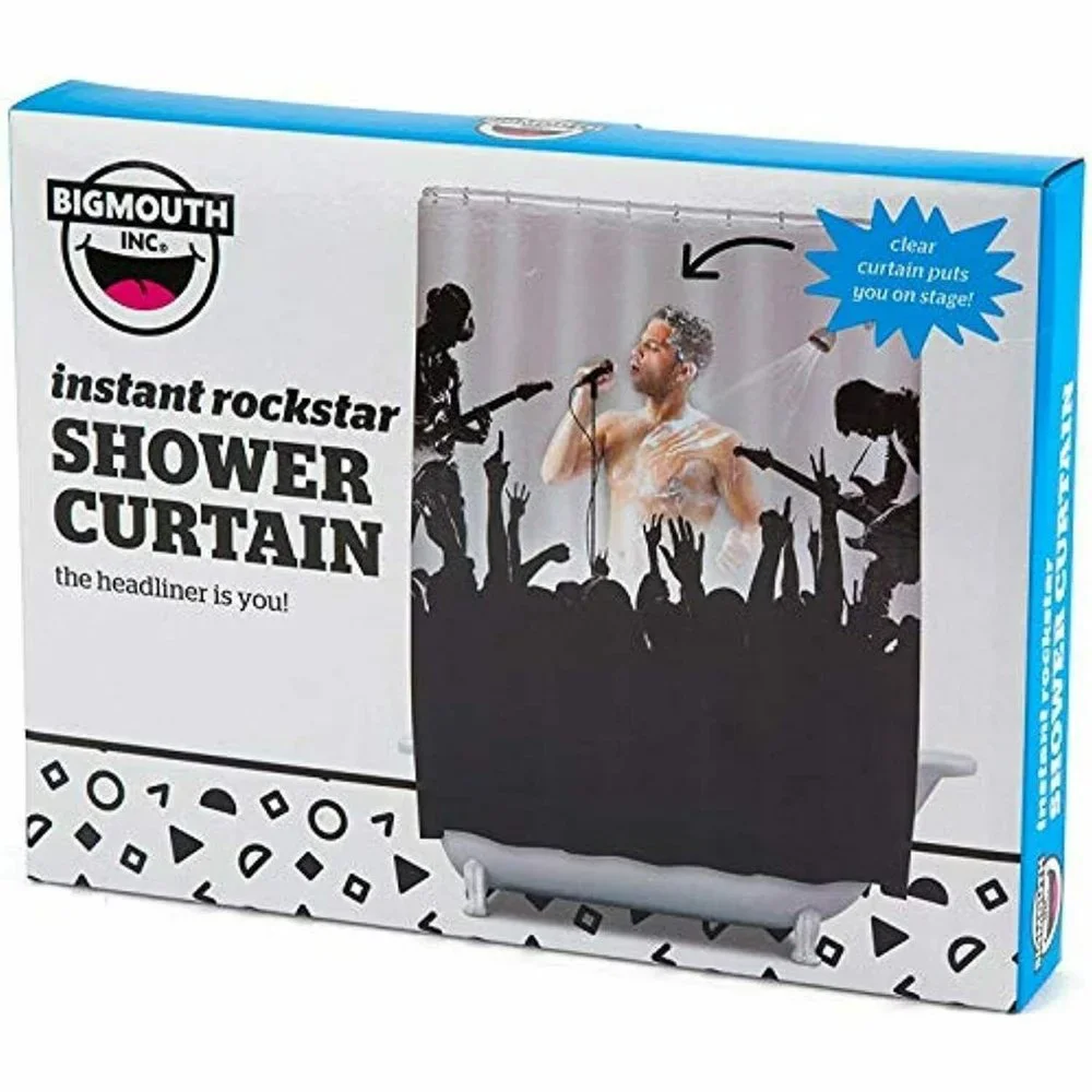 BigMouth Inc Shower Curtain (Rockstar) Bathroom Sh